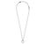 Salvatore Ferragamo Collana Gancini Crystal da donna Argento - vista 4
