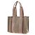 Chloé Linen Woody Tragetasche Mehrfarben - Ansicht 2