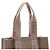 Chloé Linen Woody Tragetasche Mehrfarben - Ansicht 7