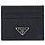 Prada Leather Card Holder Black
