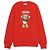 Moschino Fleece-Sweatshirt für Kinder (Größe für Erwachsene verfügbar) Rot