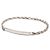 Tiffany & Co Bracciale con charm a piastrina stretta Tiffany Argento