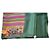 Echarpe Stole ETRO Milano 100% Seda Estampa de Frutas e Vegetais Uva Listrada Marrom Rosa Bege Verde Roxo Amarelo - vista 4