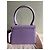Jacquemus Le Chiquito Piccolo Borsa in Pelle Lavanda - vista 2