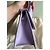Jacquemus Le Chiquito Piccolo Borsa in Pelle Lavanda - vista 3