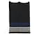 Hermès Hermes Kaschmir-Stola Schwarz Marineblau - Ansicht 3