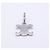 Céline Charm per borsa Triomphe Celine B101L6BRA.36SI Argento - vista 2