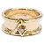 Anello Louis Vuitton in oro giallo 18K e diamante D'oro