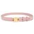 Céline Celine U-NE-2291 Ledergürtel mit Triomphe-Schnalle Pink Golden - Ansicht 2