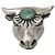 GUCCI SV925 Anger Forest Bullhead Ring Silber
