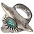 GUCCI SV925 Anger Forest Bullhead Ring Silber - Ansicht 7