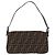 FENDI Zucca Canvas Mamma Baguette Shoulder Bag Marrone Argento Auth BA14206SAV - vista 2