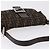 FENDI Zucca Canvas Mamma Baguette Shoulder Bag Marrone Argento Auth BA14206SAV - vista 6
