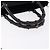 Borsa a Mano GUCCI Bamboo Tela 2way Nero Argento 000 1998 0588 Auth ep15589 - vista 7