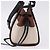 LOEWE Studio Ghibli Hammock Drawstring Mini Bag Canvas 2way Brown Auth am12202SM Marrone - vista 3