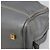 LOEWE Amazona 28 Handtasche Leder Silber Gold Authentisch 193132V Golden - Ansicht 15