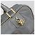 LOEWE Amazona 28 Handtasche Leder Silber Gold Authentisch 193132V Golden - Ansicht 18
