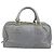 LOEWE Amazona 28 Handtasche Leder Silber Gold Authentisch 193132V Golden - Ansicht 2