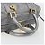 LOEWE Amazona 28 Handtasche Leder Silber Gold Authentisch 193132V Golden - Ansicht 7
