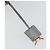 LOEWE Amazona 28 Handtasche Leder Silber Gold Authentisch 193132V Golden - Ansicht 9