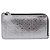 LOEWE Anagram Card Case Leather Silver Auth 191158A Silvery - view 13