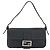 FENDI Celeria Mamma Baguette Schultertasche aus Leder Grau Silber Authentisch yk20674M Braun - Ansicht 13
