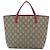 Borsa per bambini GUCCI GG Supreme in PVC Beige Argento 410812 Auth 193974 - vista 2