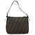 FENDI Zucca Canvas Mamma Baguette Borsa a tracolla Marrone Nero Auth 193052V - vista 2