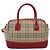 Borsa a mano BURBERRY Nova Check in tela 2way Beige Red Auth ep15355A Rosso - vista 13