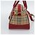 Borsa a mano BURBERRY Nova Check in tela 2way Beige Red Auth ep15355A Rosso - vista 4