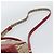 Borsa a mano BURBERRY Nova Check in tela 2way Beige Red Auth ep15355A Rosso - vista 8