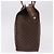 Céline Borsa Tote CELINE Macadam Canvas PVC Marrone Oro Auth am12199A D'oro - vista 4