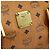 Bolsa Boston MCM Logogram Vicetos em PVC e couro marrom com detalhes dourados Auth 194565 - vista 12