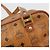 Borsa MCM Vicetos Logogram PVC Pelle Marrone Oro Auth bs36278 D'oro - vista 10