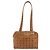 Borsa MCM Vicetos Logogram PVC Pelle Marrone Oro Auth bs36278 D'oro - vista 13