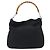 Borsa GUCCI Bamboo Nylon Nero Argento 001 1998 1577 Auth bs36284 - vista 2