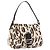 Borsa a tracolla FENDI Leopard Mamma Baguette Harako White Silver Auth yk20700SAM Argento Bianco
