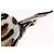 Borsa a tracolla FENDI Leopard Mamma Baguette Harako White Silver Auth yk20700SAM Argento Bianco - vista 18