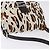 Borsa a tracolla FENDI Leopard Mamma Baguette Harako White Silver Auth yk20700SAM Argento Bianco - vista 6