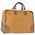 Borsa a mano LOEWE Amazona 40 in pelle marrone oro Auth 193805A D'oro