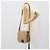 Céline Borsa a Spalla CELINE Macadam Canvas PVC Beige Oro Auth 193056 D'oro - vista 24
