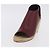 Céline Sandali CELINE in rafia con suola a zeppa EU37 Beige Bordeaux Auth ar14143M Bordò - vista 17