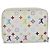 LOUIS VUITTON Monogram Multicolor Zippy Coin Purse White M93741 LV Auth ki6756V Bianco - vista 2