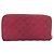 CHANEL Matelassé Long Wallet Lammfell Rosa Silber CC Auth 193166 Pink - Ansicht 2