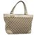 Borsa GUCCI GG Canvas Beige Oro 257061 Auth ka5360V