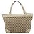 Borsa GUCCI GG Canvas Beige Oro 257061 Auth ka5360V - vista 2