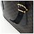 Céline CELINE Macadam Canvas Handtasche PVC Leder Schwarz Gold Auth 191816V Golden - Ansicht 5