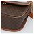 Céline Bolsa de ombro CELINE Macadam em PVC e couro marrom com detalhes dourados Auth ka5340 - vista 14