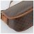Céline Bolsa de ombro CELINE Macadam em PVC e couro marrom com detalhes dourados Auth ka5340 - vista 9