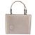 Borsa Christian Dior Maris Pearl in vernice Beige Argento Auth 193082A - vista 13